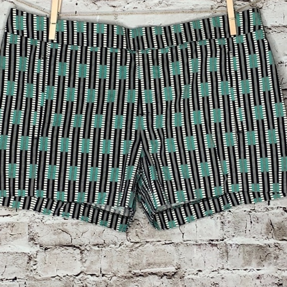 Retro mod geometric print gap shorts size 8